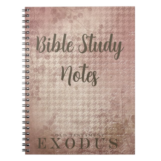 Cuaderno Bible Study-Exodus (Frente)