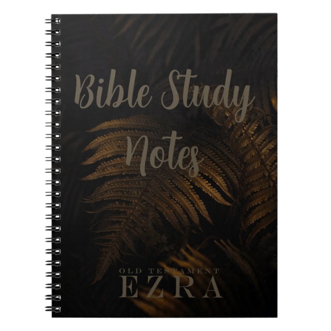Cuaderno Bible Study-Ezra (Frente)