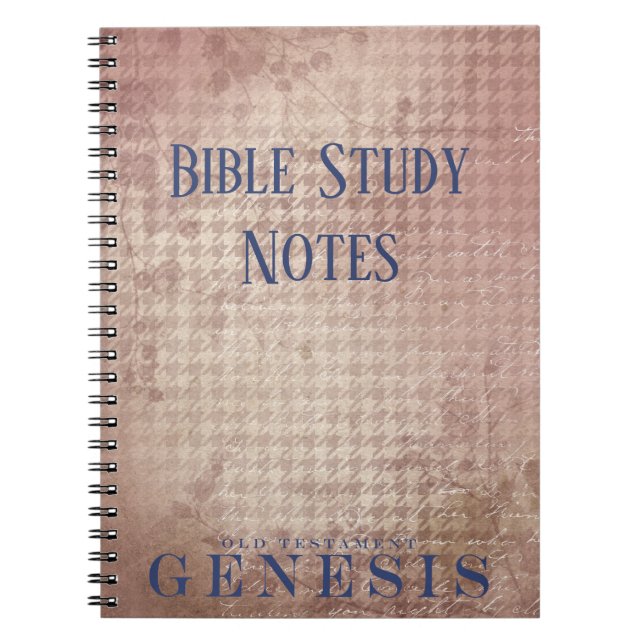 Cuaderno Bible Study-Geneseis (Frente)