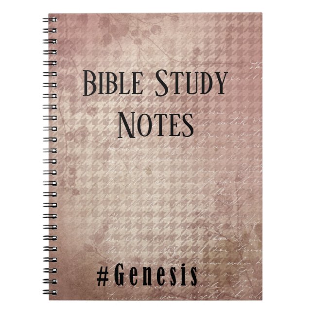 Cuaderno Bible Study-Genesis (Frente)