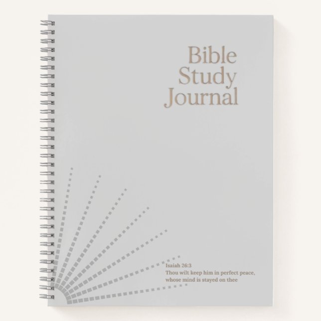 Cuaderno Bible Study Journal (Anverso)