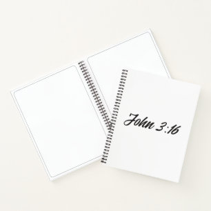 Cuaderno Biblia contra John 3:16