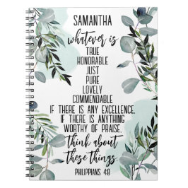 Cuaderno Biblia cristiana contra filipinas 4 8 Eucaliptos