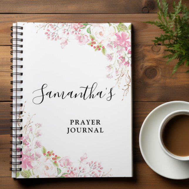 Cuaderno Biblia floral rosa Verse Journal (Subido por el creador)