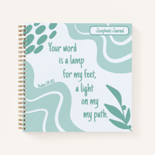 Cuaderno Biblia inspiradora Verse Sage Green Prayer
