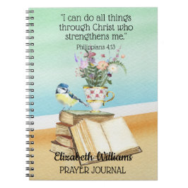 Cuaderno Biblia Verse Cita Acuarela Floral Libros De Aves