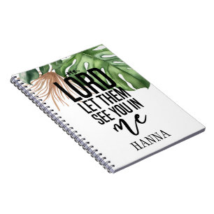 Cuaderno Bíblica frente a portátil motivacional Pampas Gras