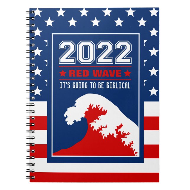 Cuaderno Biblical Midterms 2022 Red Wave (Frente)