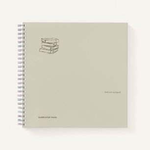 Cuaderno Biblioteca Antigüedades Oscura Académica - Paquete