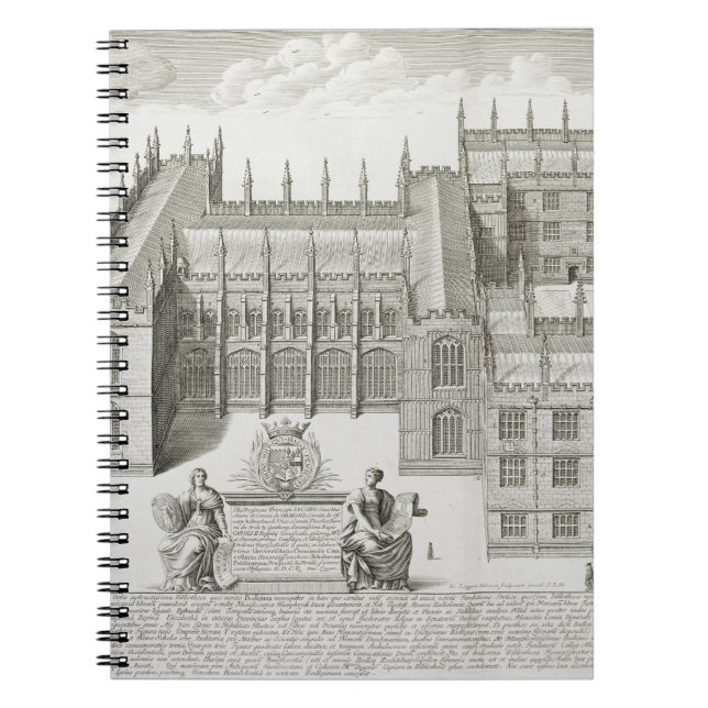 Cuaderno Biblioteca de Bodleian, Oxford, de 'Oxonia (Frente)