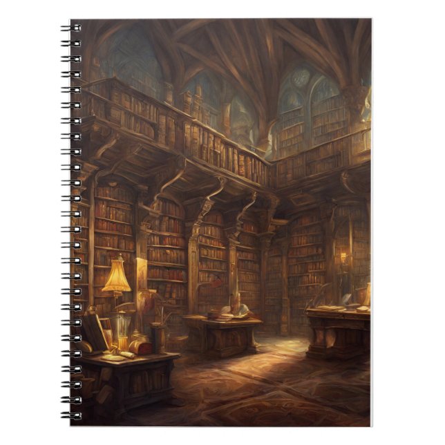 Cuaderno Biblioteca de fantasías (Frente)