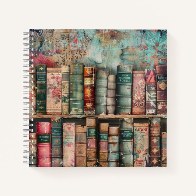 Cuaderno Biblioteca de Vintage (Anverso)