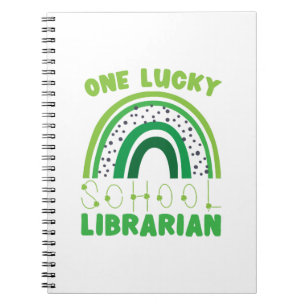 Cuaderno Bibliotecario afortunado del día de San Patricio