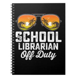 Cuaderno Bibliotecario Escolar Fuera de Servicio Último Día