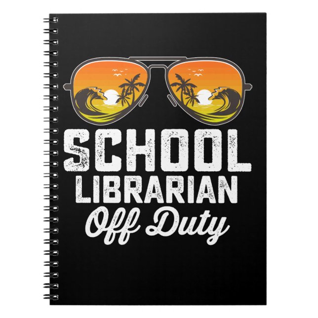 Cuaderno Bibliotecario Escolar Fuera de Servicio Último Día (Frente)