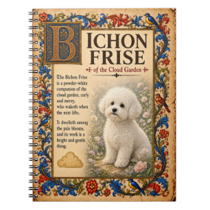 Cuaderno Bichon Frise, Arte de Bestiario Medieval