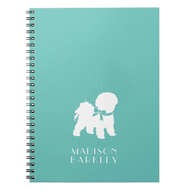 Cuaderno Bichon Frise Dog Puppy (Frente)
