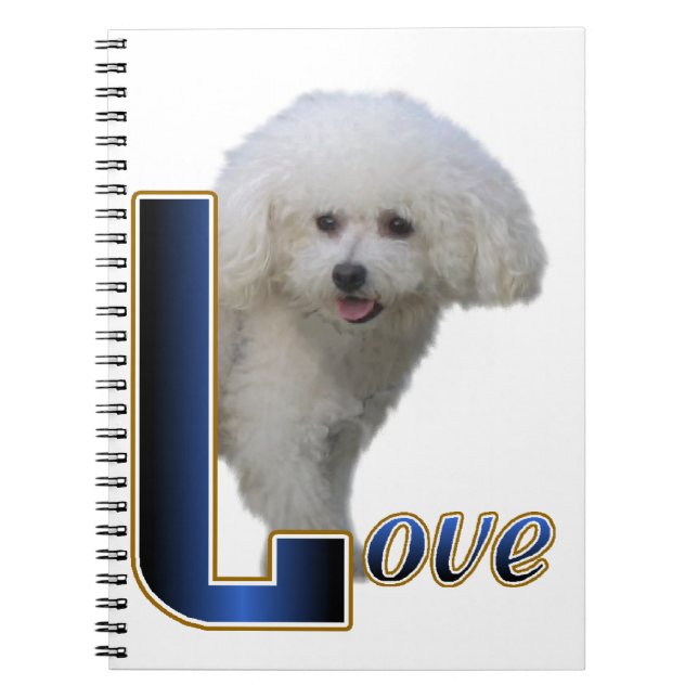 Cuaderno Bichon Frise Love (Frente)