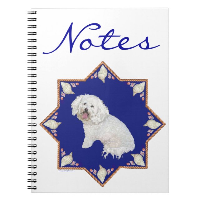 Cuaderno Bichon Frise Náutico (Frente)
