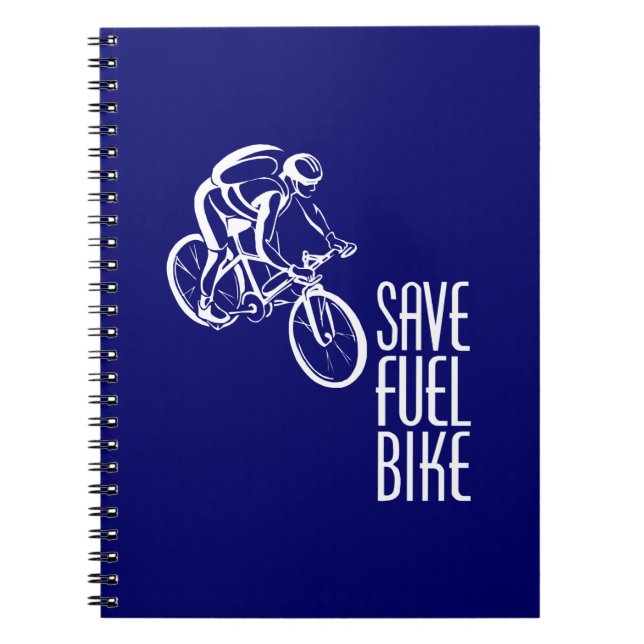 Cuaderno Bicicleta, ahorre combustible (Frente)