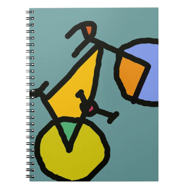 Cuaderno bicicleta de color (Frente)