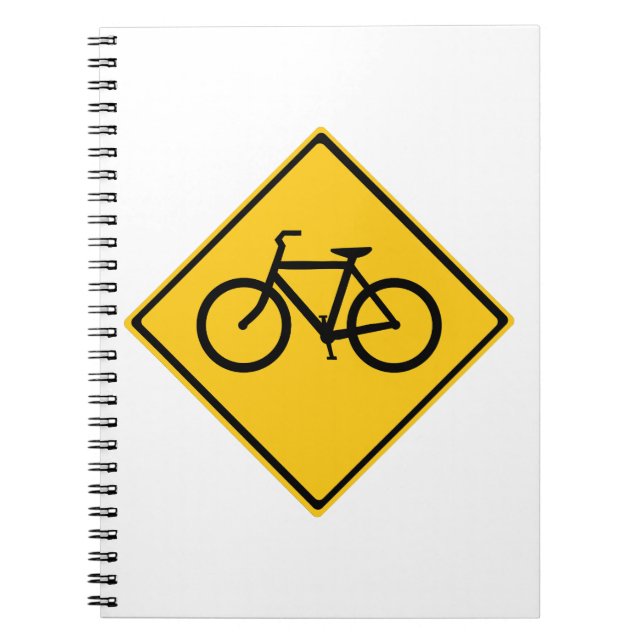 Cuaderno Bicicleta de Rótulo por carretera (Frente)