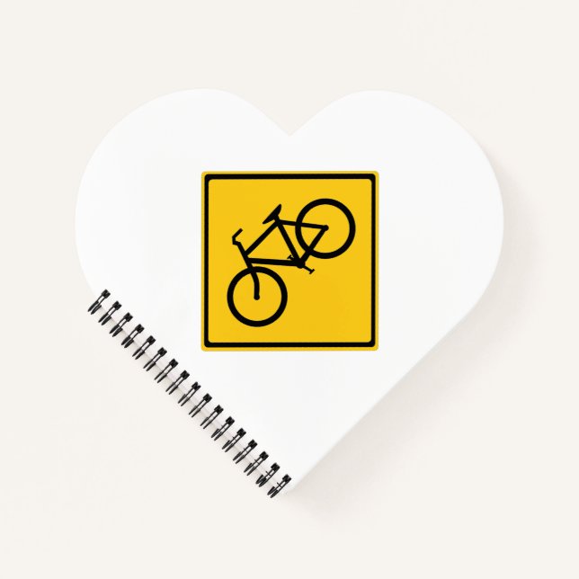 Cuaderno Bicicleta de Rótulo por carretera (Anverso)