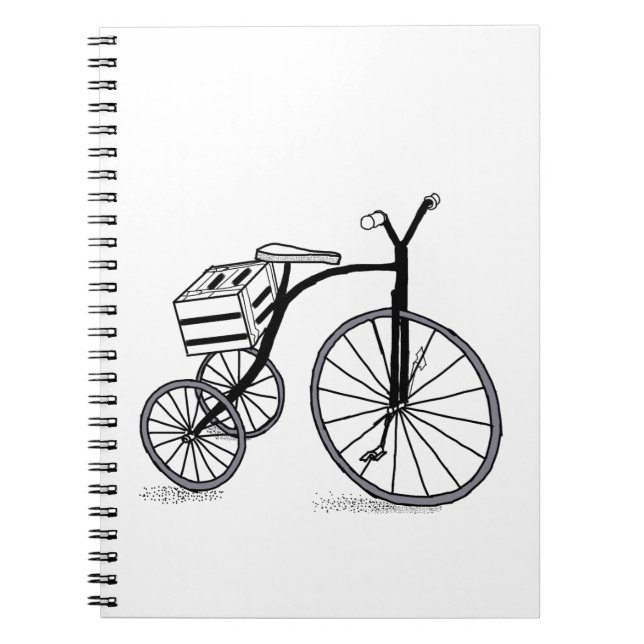 Cuaderno Bicicleta en 3 ruedas (Frente)