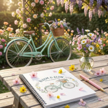 Bicicleta Floral Vintage Bloom & Glow Jardín de Pr