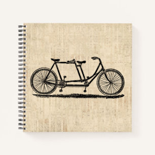 Cuaderno Bicicleta Tandem Bicicleta de dos personas Bicicle