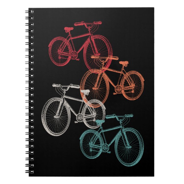 Cuaderno Bicicletas coloridas (Frente)