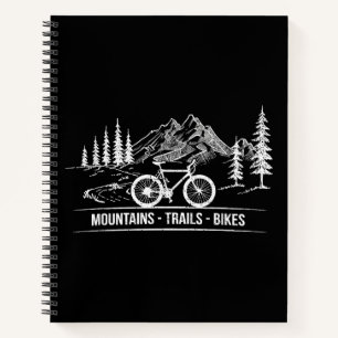 Cuaderno Bicicletas de montaña - Ciclista Jinete de bicicle