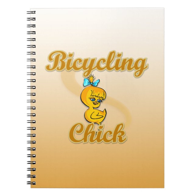 Cuaderno Bicycling Chick (Frente)