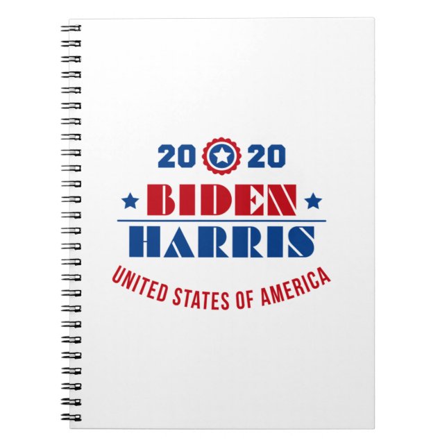 Cuaderno Biden Harris 2020 (Frente)