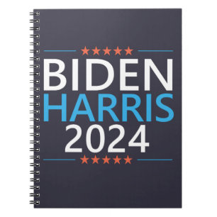 Cuaderno Biden Harris 2024 por las elecciones presidenciale