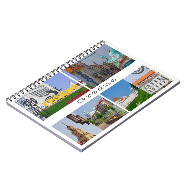 Cuaderno Bielorrusia Grodsin Cityscape City (Lado Izquierdo)