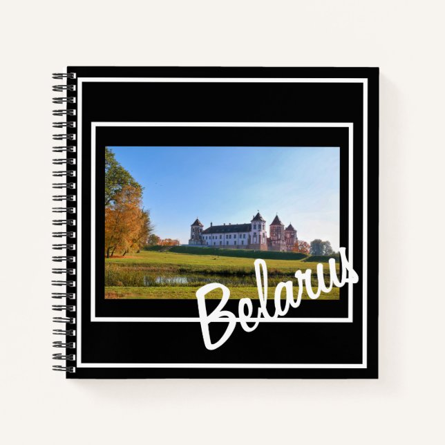 Cuaderno Bielorrusia Mir Castle Architecture Nature Noteboo (Anverso)