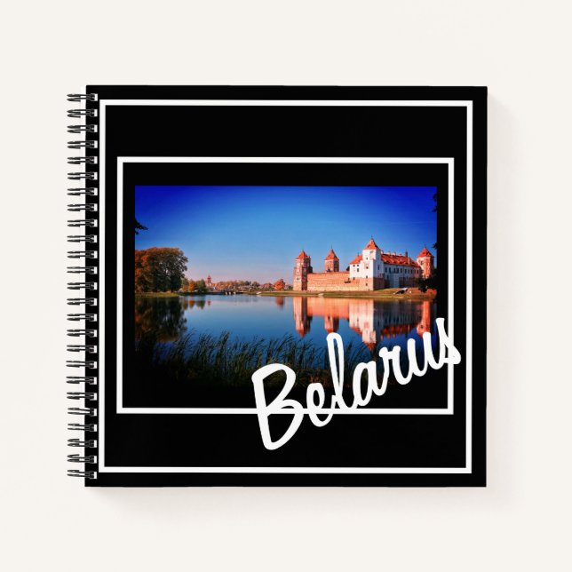 Cuaderno Bielorrusia Mir Castle Architecture Nature Noteboo (Anverso)