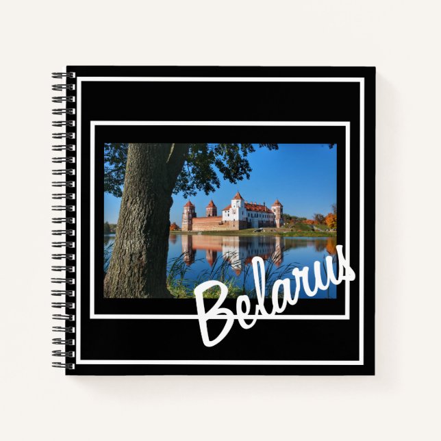 Cuaderno Bielorrusia Mir Castle Architecture Nature Noteboo (Anverso)