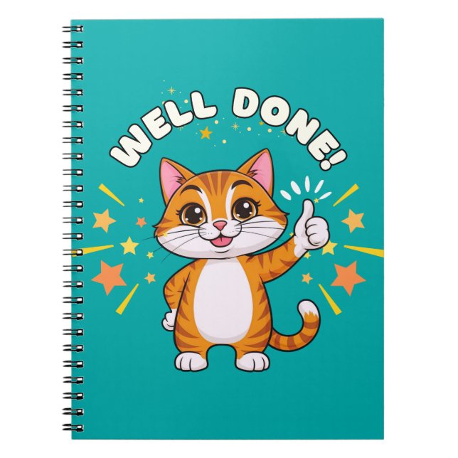 Cuaderno ¡Bien Hecho !  Gato (Frente)