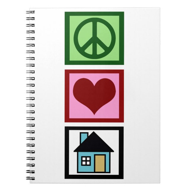 Cuaderno Bienes de amor por la paz (Frente)