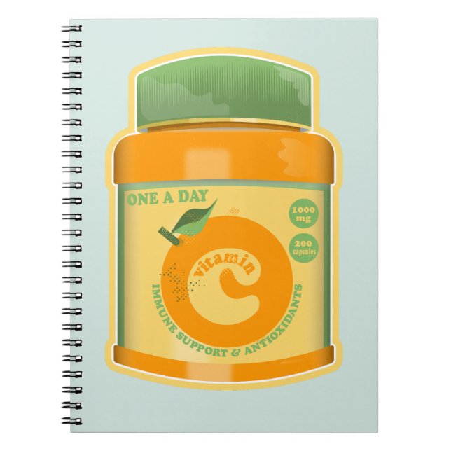 Cuaderno Bienestar de la vitamina C (Frente)