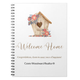 Cuaderno Bienvenida a Realtor de Casa Personalizado