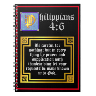 Cuaderno Bienvenida de Acción de Gracias a Filipinas 4:6 Ci