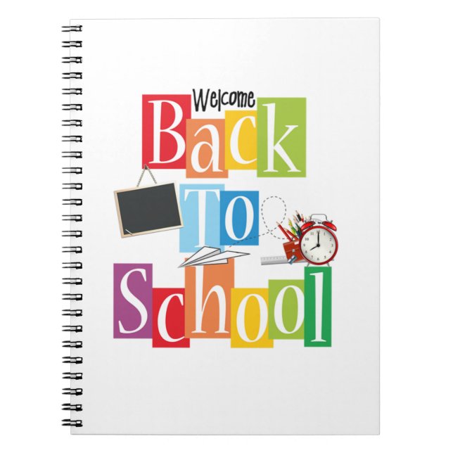 Cuaderno Bienvenido De Nuevo A La Escuela (Frente)