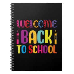 Cuaderno Bienvenido De Nuevo A La Escuela