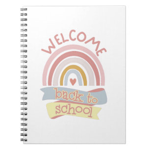 Cuaderno Bienvenido de vuelta a la escuela