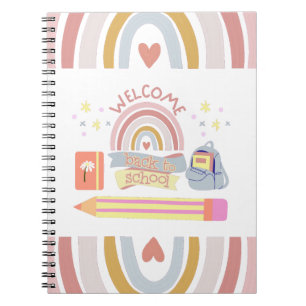 Cuaderno Bienvenido de vuelta a la escuela