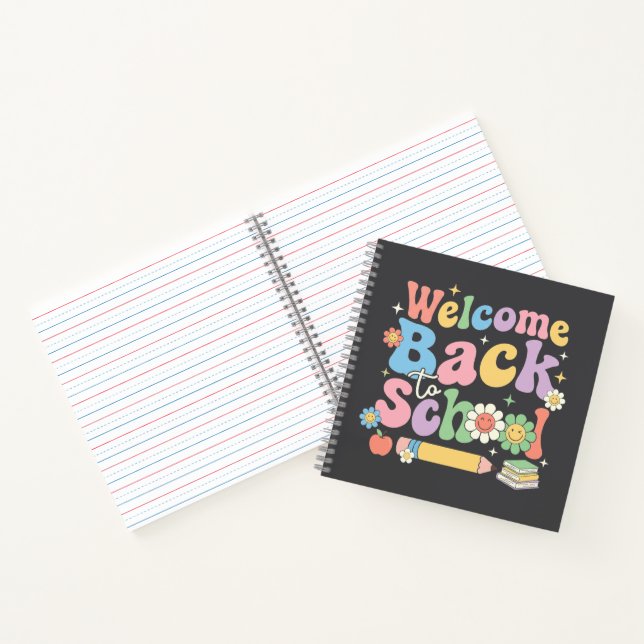 Cuaderno Bienvenido de vuelta al colegio primer día de cole (Interior)