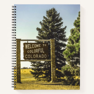 Cuaderno Bienvenidos a Colorful Colorado